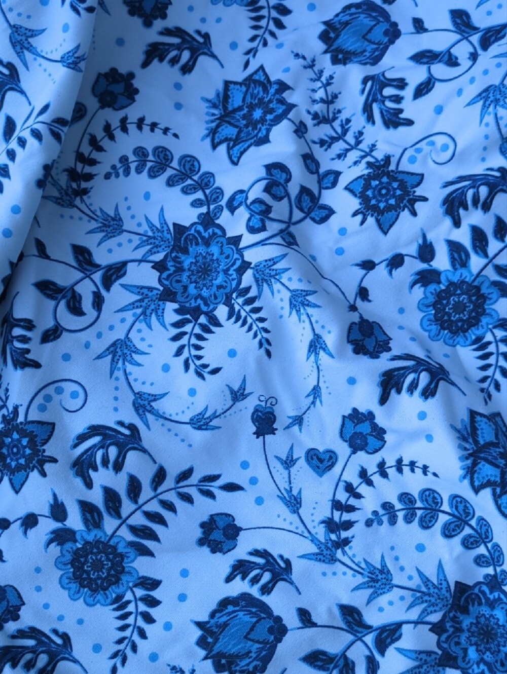 Nautuck Women's Swim White & Blue Floral One-Piece Swimsuit, Size 12 - Picture 10 of 11